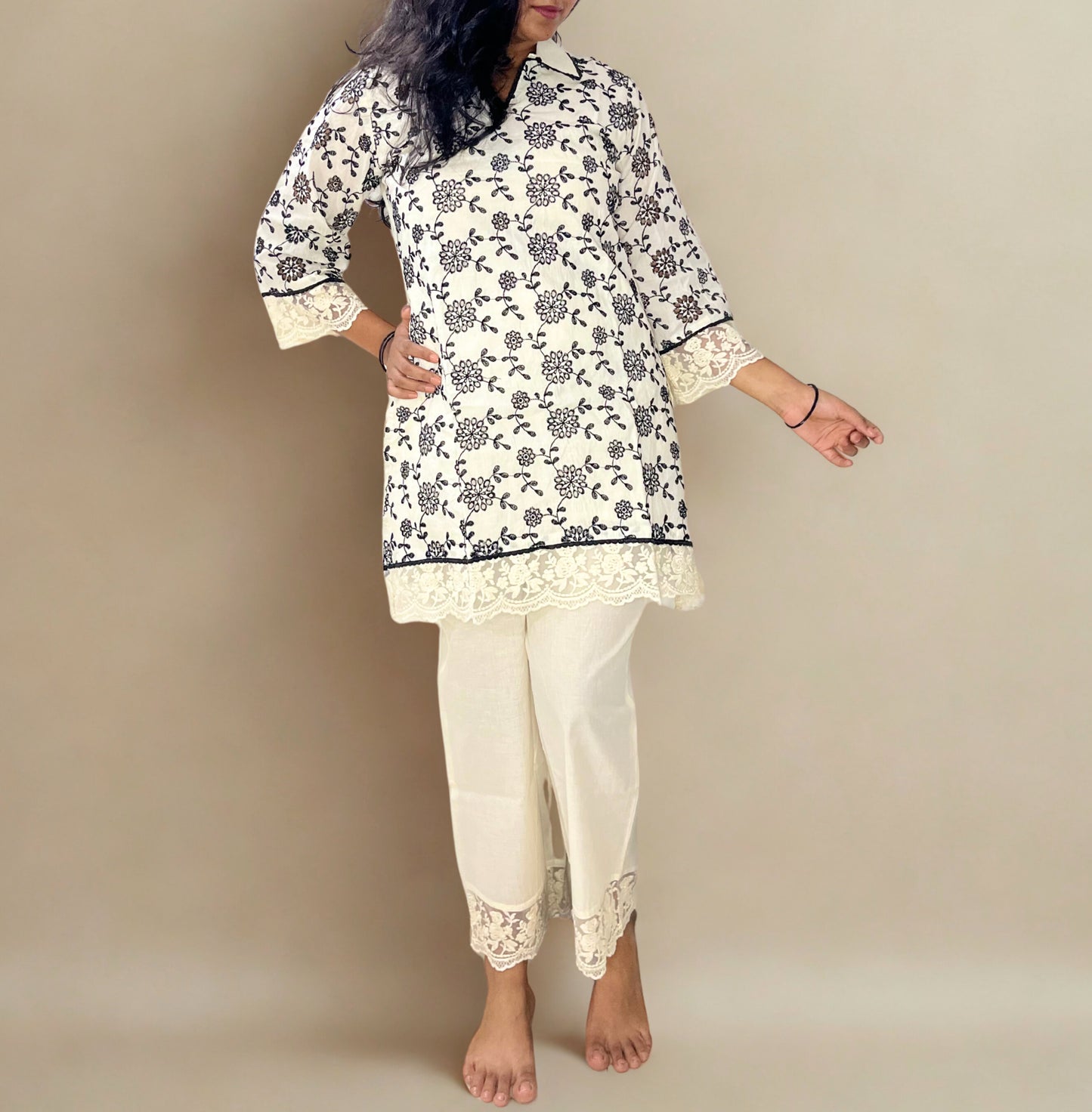 Tivah Moonlace Cotton Co-ord Set