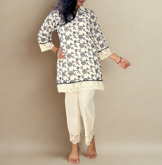 Tivah Moonlace Cotton Co-ord Set