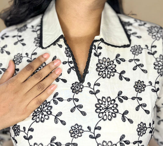 Tivah Moonlace Cotton Co-ord Set