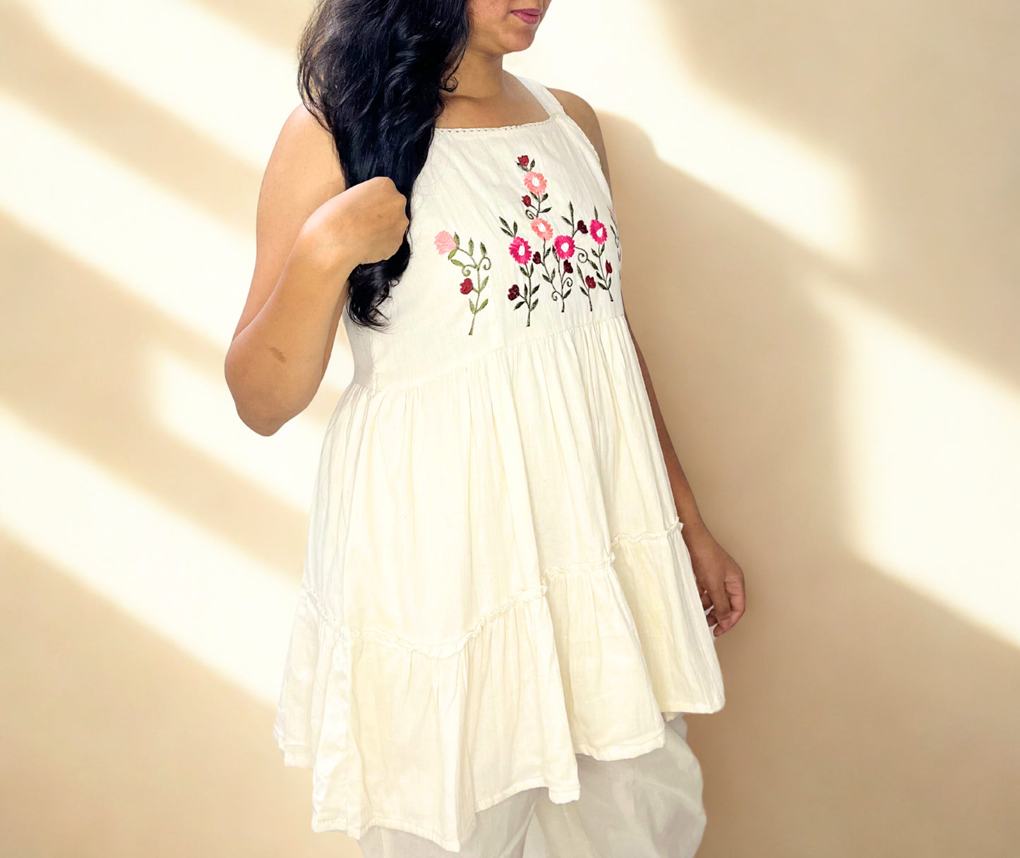 Tivah Petal Breeze Khadi Top