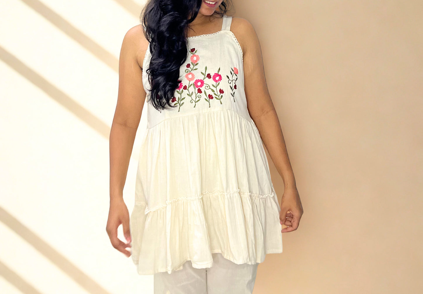 Tivah Petal Breeze Khadi Top