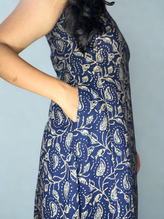 Tivah Indigo Trail Cotton Dress