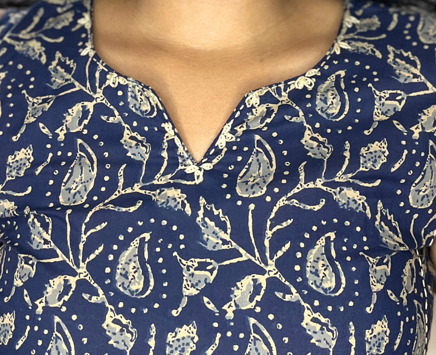 Tivah Indigo Trail Cotton Dress